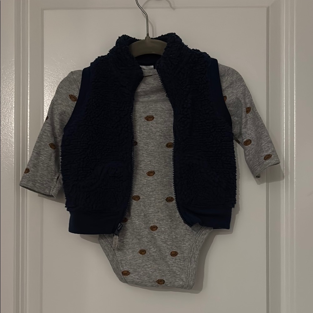 Navy Knit One Piece with Cozy Design